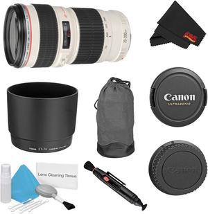 Canon EF 70-200mm f/4L USM Lens Bundle (Intl Model)