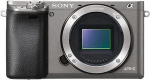 Sony Mirrorless Digital Camera with 3" LCD, Graphite (ILCE-6000/H) (International Model No Warranty) (International Model)