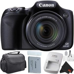 Canon PowerShot SX530 HS Digital Camera 50X Optical Zoom Bundle with Carrying Case