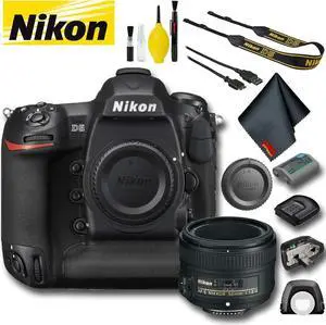 Nikon D5 DSLR Camera (Dual CF Slots) (Intl Model) Basic Bundle