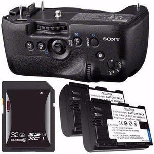 Sony Vertical Battery Grip for Alpha A99 DSLR Camera + NP-FM500H Battery + 32GB SDHC Card Saver Bundle