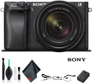Sony Alpha a6500 Mirrorless Camera with 16-50mm Lens ILCE6500KIT Starter Kit