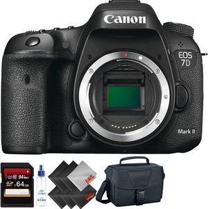 Canon EOS 7D Mark II DSLR Camera Body Only  64GB Memory Card  1 Year Warranty