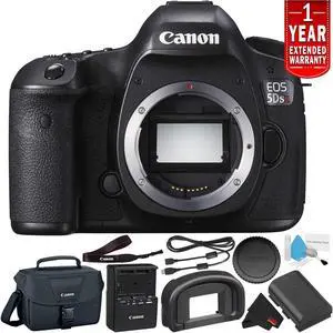 Canon EOS 5DS R Digital SLR Camera 0582C002 (Body Only) - Starter Bundle (Intl Model)
