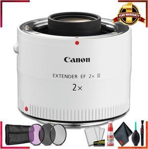 Canon Extender EF 2X III (Intl Model) + 3 Pcs Filter Kit + Cleaning Kit