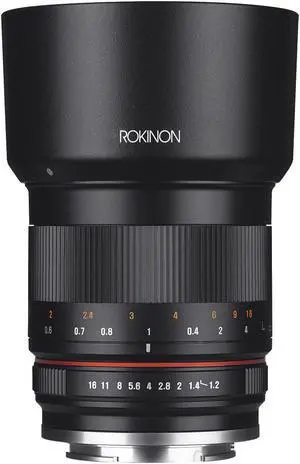 Rokinon 50mm f/1.2 Manual Focus Lens f/Sony E Mount Nex Series Cameras - Black
