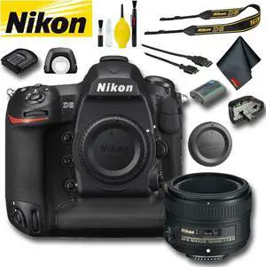 Nikon D5 DSLR Camera (Dual XQD Slots) (Intl Model) Basic Bundle
