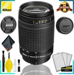 Nikon AF NIKKOR 70-300mm f.4-5.6G (Intl Model) + Cleaning Kit