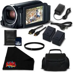 Canon VIXIA HF R800 Camcorder (Black) Full HD 1080p - Silver Level Bundle