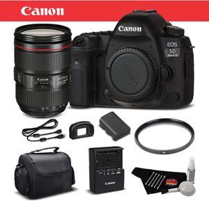 Canon EOS 5D Mark IV Digital SLR Camera with 24-105mm f/4L II Lens Bundle (Intl Model)
