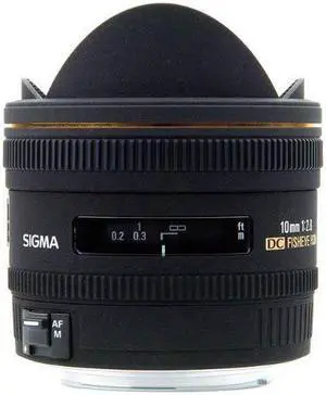 Sigma 10mm f/2.8 EX DC HSM Fisheye Lens for Sigma Digital SLR Cameras - International Version (No Warranty)