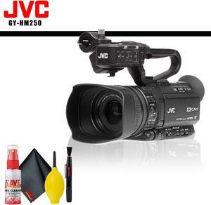 JVC UHD 4K Streaming Camcorder with Built-in Lower-Thirds Graphics + Cleaning Kit