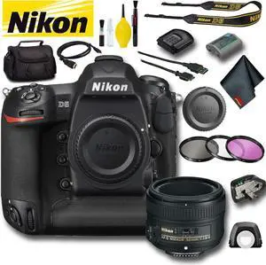 Nikon D5 DSLR Camera (Dual XQD Slots) (Intl Model) Standard Bundle