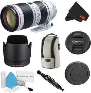 Canon EF 70-200mm f/2.8L is III USM Lens Bundle (International Model)