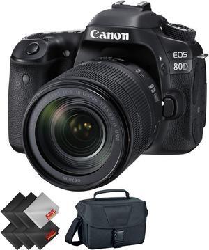 Canon EOS 80D DSLR Camera with 18-135mm Lens + 2 Year Accidental Warranty