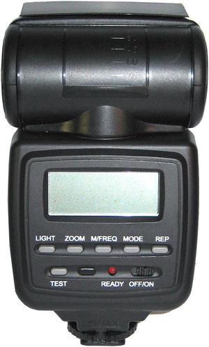 Zeikos SLR Digital Flash for Canon, ETTL/PowerZoom With LCD Display - Special Pro Edition Includes Wide Angle Diffuser (ZE-680EX / ZE680EX)