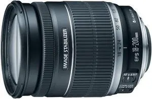 Canon 2752B002-IV EF-S 18-200mm F/3.5-5.6 is Standard Zoom Lens for DSLR Cameras International Version (No Warranty)