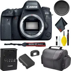 Canon EOS 6D Mark II DSLR Camera Base Bundle