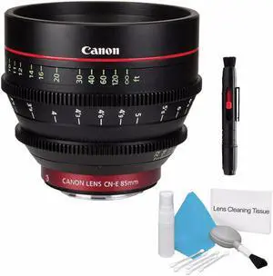 Canon CN-E 85mm T1.3 L F Cine Lens (International Model ) + Deluxe Cleaning Kit 6AVE Bundle 3