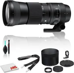 Sigma 150-600mm f/5-6.3 DG OS HSM Contemporary Lens for Canon EF (US Model) Standard Kit