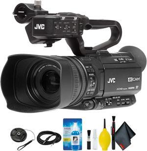JVC GY-HM250 UHD 4K Streaming Camcorder with Built-in Lower-Thirds Graphics Camera Only Bundle Kit