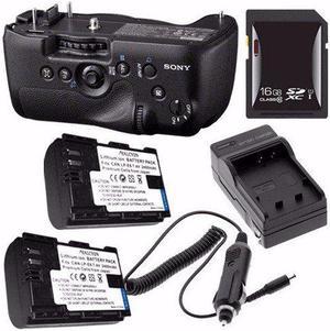 Sony Vertical Battery Grip for Alpha A99 DSLR Camera + NP-FM500H Battery + External Charger + 16GB SDHC Card Saver Bundle