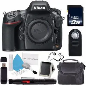 Nikon D800E Digital Camera (Body Only) (International Model ) + Carrying Case + Memory Card Wallet + Lens Pen Cleaner + Lens Cap Keeper + 32GB SDHC Class 10 Memory Card Bundle 10