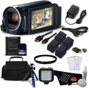 Canon VIXIA HF R800 Camcorder (Black) Full HD 1080p - Platinum Level Bundle