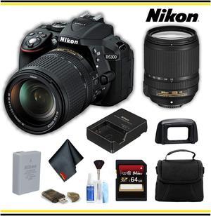 Nikon D5300 DSLR Camera with 18-140mm Lens Starter Bundle - (Intl Model)