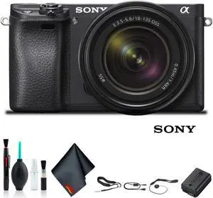 Sony Alpha a6500 Mirrorless Camera with 18-135mm Lens ILCE-6500M/B Starter Kit