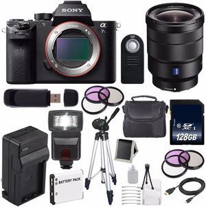 Sony Alpha a7S II a7S Mark II a7SII ILCE7SM2/B Mirrorless Digital Camera (International Model ) + Vario-Tessar T FE 16-35mm f/4 ZA Lens+ 49mm Filter Kit + 72mm Filter Kit 6AVE Bundle 44