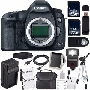 Canon EOD 5D III Digital Camera International Model + 32GB Card + 16GB SDHC Memory Card Bundle