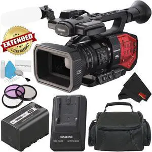 Panasonic AG-DVX200 4K Professional Camcorder with Four Thirds Sensor and Integrated 13x Leica Zoom Lens - Silver Level Bundle