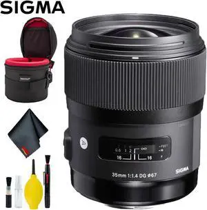 Sigma 35mm f/1.4 DG HSM Art Lens for Canon EF Deluxe Kit