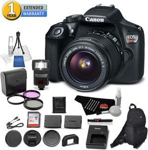 Canon EOS Rebel T6 Digital SLR Camera 1159C003 Bundle with 1855mm f3556 IS II Lens with 32GB Memory Card  Filter Kit  More