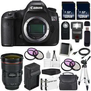 Canon EOS 5DS R DSLR Camera (International Model) 0582C002 + Canon EF 24-70mm f/2.8L II USM Lens Bundle