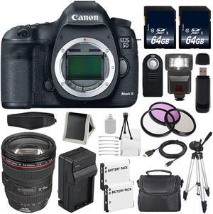 Canon EOD 5D III Digital Camera International Model + 64GB SDXC Class 10 Card Bundle