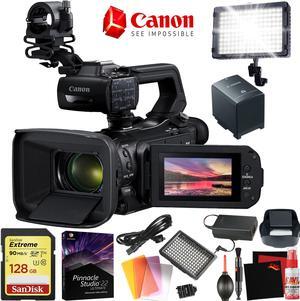 Canon Xa55 Professional Uhd 4K Camcorder 4K Video - 15X Zoom Lens - 128Gb Memory - Video Editing Software Bundle