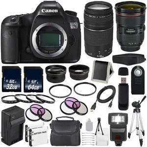 Canon EOS 5DS R DSLR Camera (International Model) (0582C002) + Canon EF 24-70mm f/2.8L II USM Lens Bundle