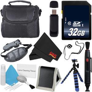 Accessory Kit for Nikon Coolpix B500,B700, P900, 32GB SDHC Class 10 Secure Digital High Speed Memory Card + Camera Case + MORE
