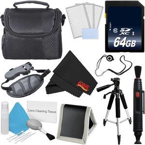 Accessory Kit for Nikon Coolpix B500,B700, P900, 64GB SDXC Class 10 Secure Digital High Speed Memory Card + Camera Case + MORE