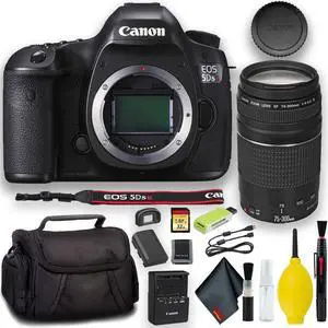 Canon EOS 5DS R DSLR Camera + 32GB Memory Bundle