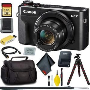 Canon PowerShot G7 X Mark II Digital Camera  128GB Memory Bundle