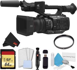 Panasonic AG-UX180 4K Premium Professional Camcorder with 64GB Memory card, UV Filter, and Standard Accessories