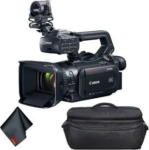 Canon XF405 4K UHD 60P Camcorder with Dual Pixel Autofocus (2212C002) Bundle with Carrying Case