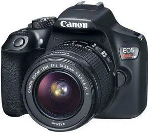 Canon EOS Rebel T6 Digital SLR Camera Kit with EF-S 18-55mm f/3.5-5.6 is II Lens, Built-in WiFi and NFC - Black (Renewed