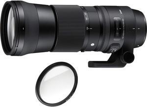 Sigma 150-600mm f/5-6.3 DG OS HSM Contemporary Lens for Nikon F with Pro Filter