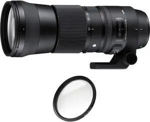 Sigma 150-600mm f/5-6.3 DG OS HSM Contemporary Lens for Canon EF with Pro Filter