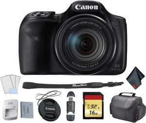 Canon PowerShot SX540 HS Digital Point and Shoot Camera Bundle with 16GB Memory Card + LCD Screen Protectors + SD Card USB Reader and MORE - Intl Model