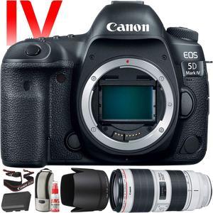 Canon EOS 5D Mark IV DSLR Camera with 70-200mm f/2.8L Lens (International Version) - 30.4 Megapixel - 4K Video with Pro